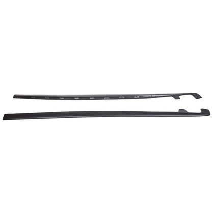 Solid Spare ZR1 Style ABS Side Skirts Rocker Panels Mud Flaps For Corvette C6 Z06 Wide 05-13