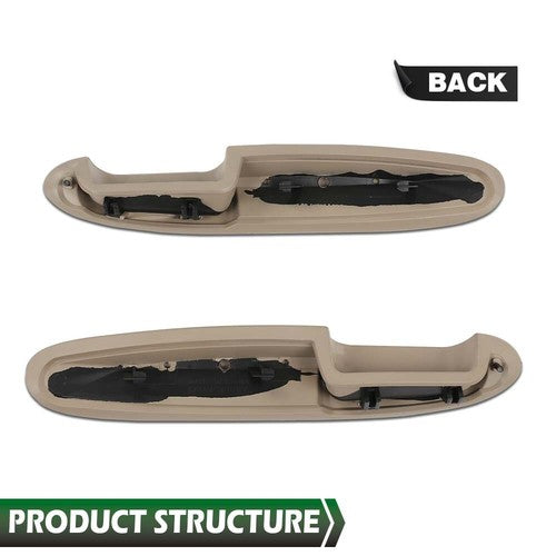 Solid Spare Door Armrest Front Driver & Passenger Side Fit For Chevy GMC Pickup Truck SUV