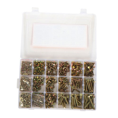 Solid Spare 1640Pack M4 M5 M6 Stainless Steel Nuts Flat and Bolts & Lock Washers Sorting Kit
