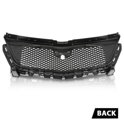 Solid Spare Fit For 2020-2025 Cadillac XT6 Sport Front Bumper Lower Grille Black & Chrome