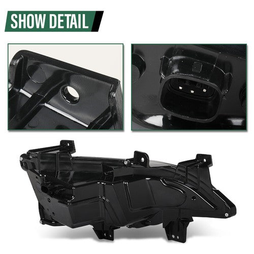 Solid Spare LED Daytime Running Lights Fog Lamps Fit For 2015-2019 Lincoln MKC Left+Right