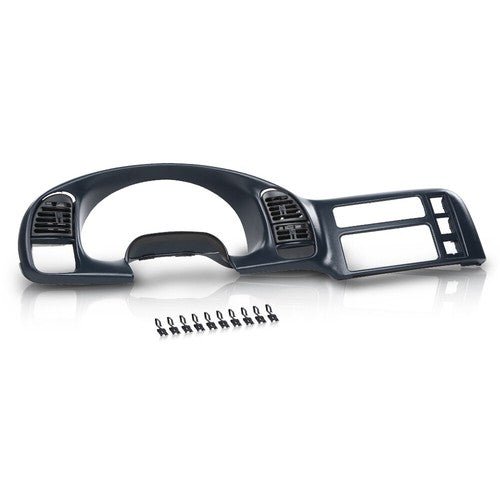 Solid Spare Fit For 95-05 Chevy Astro GMC Safari Cluster Bezel Dash Radio Trim Panel Blue