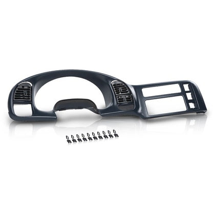 Solid Spare Fit For 95-05 Chevy Astro GMC Safari Cluster Bezel Dash Radio Trim Panel Blue