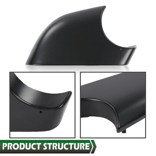 Solid Spare Fit For 2017-2022 Tesla Model 3 Right Side Door Mirror Cover Lower Holder Black