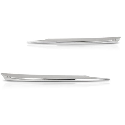 Solid Spare Front Bumper Driving Light Trim Left+Right Side Fit For 2015-2019 Lincoln MKC