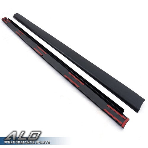 Solid Spare Fit For 99-2006 Silverado / Sierra 6'6" Bed Rail Caps Panel Top Protector Black