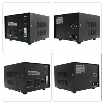 Solid Spare 3000W Step Up/Down 220V-110V /110V-220V Voltage Converter Transformer New