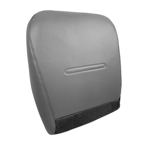 Solid Spare Compatible For Ford F250 F350 Truck 2001-2007 NEW Driver Bottom Seat Cover Gray