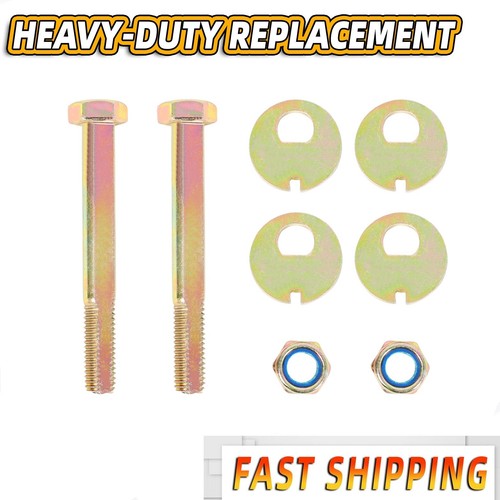 Solid Spare Alignment Cam Bolt Kit Front Lower Control Arm for Jeep Wrangler TJ JK Cherokee