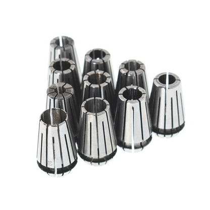 Solid Spare 10Pcs ER16 Spring Collet Set For CNC Milling Lathe Engraving Machine 1-10mm