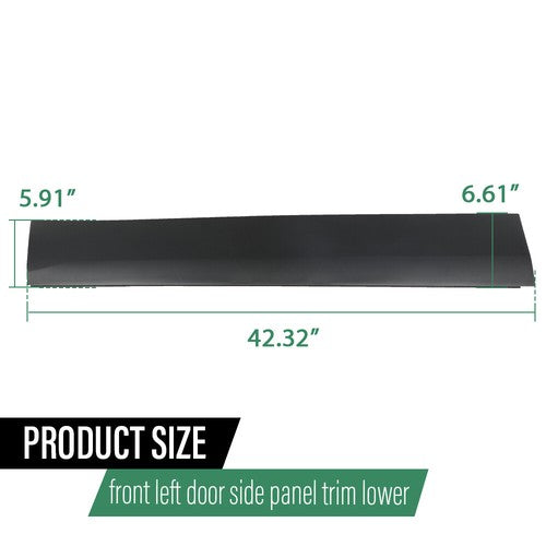 Solid Spare Fit For 15-19 Land Rover Discovery Sport Front Left Door Side Panel Trim Lower