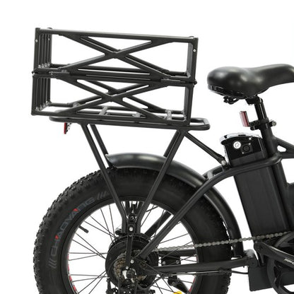 Solid Spare ECOTRIC Rear Rack Bike Basket Large Bicycle Electric Bike Basket