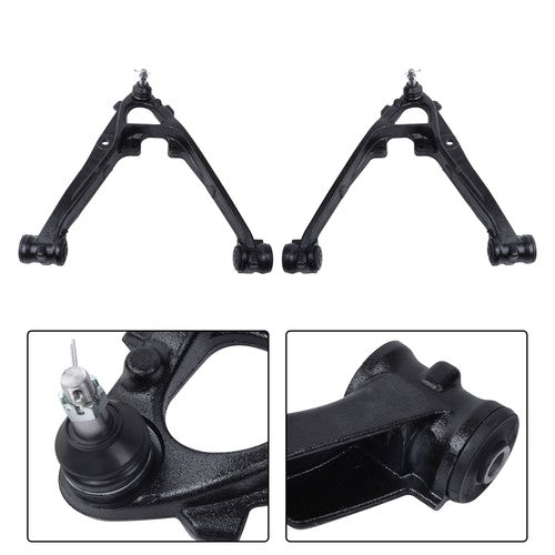 Solid Spare Front Upper Lower Control Arms Wheel Hub 4WD 14pc For GMC Sierra 1500 2007-2013