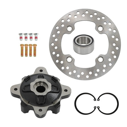 Solid Spare Wheel Hub & Bearing Kit For Polaris 5137659 5137539 5137127 5254999 5251565