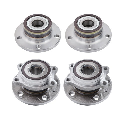 Solid Spare 4pcs For Volkswagen Passat Jetta Tiguan Audi TT Front Rear Wheel Bearing Hub FWD