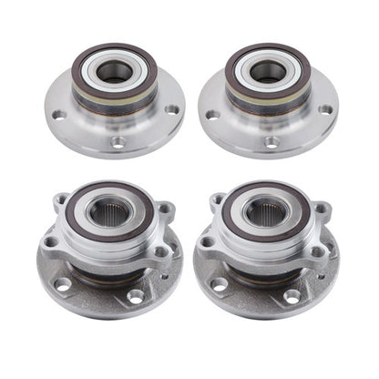 Solid Spare 4pcs For Volkswagen Passat Jetta Tiguan Audi TT Front Rear Wheel Bearing Hub FWD