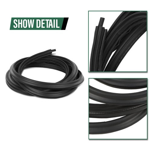 Solid Spare Fit For 07-14 Chevy Silverado GMC Sierra Front Door Weatherstrip Seal LH or RH