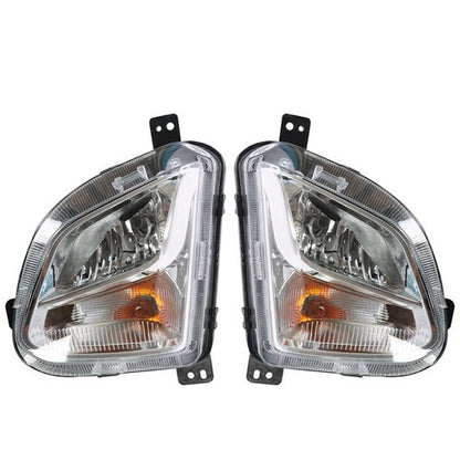 Solid Spare Pair Left and Right Front Bumper Fog Lights w/Signal For Chevrolet Equinox 2018