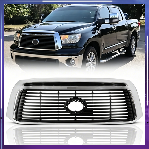 Chrome Front Bumper Upper Grille Grill For 2010-2013 Toyota Tundra 53100-0C240