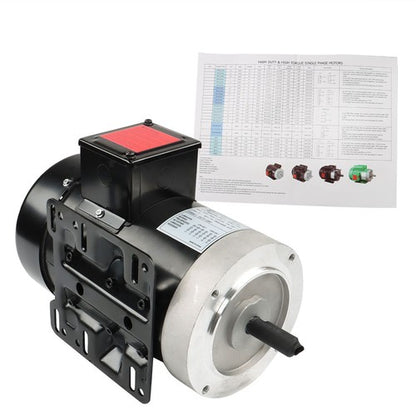 Solid Spare 1800 RPM 2 HP General Electric Motor 3 Phase 56C Frame TEFC 230 / 460 Volt New