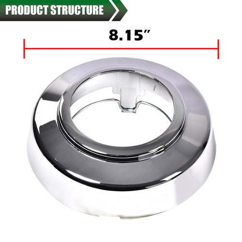 Solid Spare Fit For 94-97 Ford F250 F350 Super Duty Truck Front 4x4 Wheel Center Cap Open