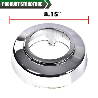 Solid Spare Fit For 94-97 Ford F250 F350 Super Duty Truck Front 4x4 Wheel Center Cap Open
