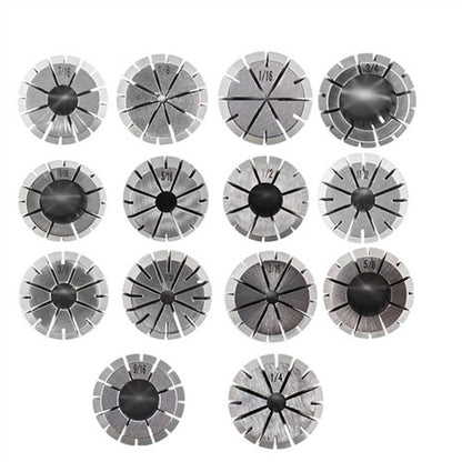 Solid Spare ER32 collet set 1/16 "-3/4" for CNC Milling Lathe Tool Engraving Machine 14pcs
