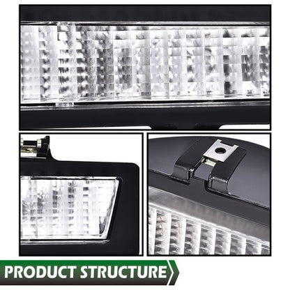 Solid Spare Front Park Turn Signal Lights Clear Fit For 1981-1988 Chevy Monte Carlo SS