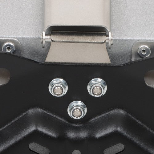 Solid Spare 45L Silver Motorcycle Luggage Waterproof Tail Box Scooter Trunk Storage Top Case