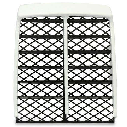 Solid Spare White Radiator Cover + Grill For 1987-2006 Yamaha Banshee 350 YFZ350 Front Panel