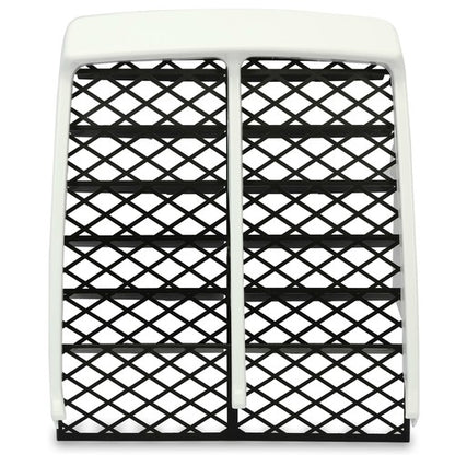 Solid Spare White Radiator Cover + Grill For 1987-2006 Yamaha Banshee 350 YFZ350 Front Panel