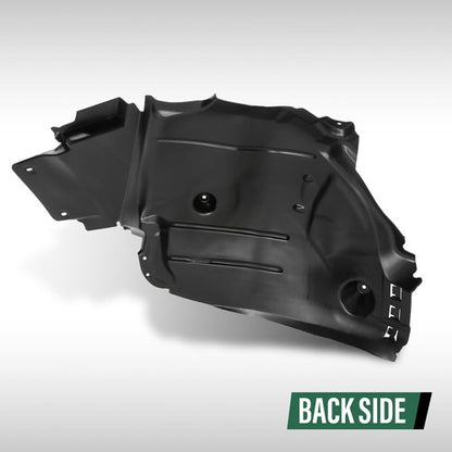 Solid Spare Fit For 15-17 Mercedes-Benz C Class Front Fender Liner Rear Section LH Side