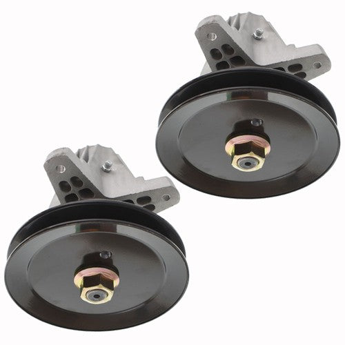 Solid Spare 618-06991 918-06991 2 x Spindle Assembly For Troy Bilt MTD W/Pulley Bolt