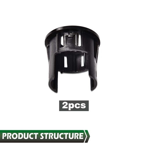 Solid Spare Fit For 14-18 Dodge Ram 1500 2pcs Parking Assist Sensor Bezels 5LS52TZZAA