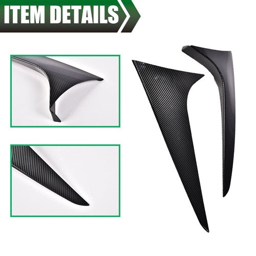 Solid Spare Fit For 12-18 BMW 3 Series F31 Touring Wagon Rear Trunk Side Wings Spoilers
