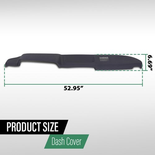 Solid Spare Dark Blue TPE Dash Board Cover Overlay Fit For 1979-1983 Toyota Pickup
