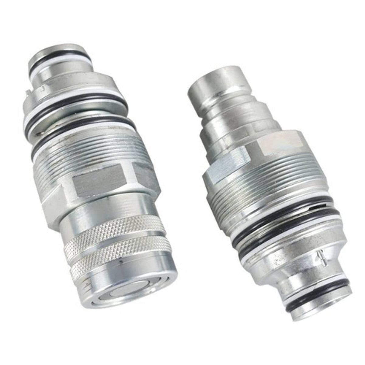 Solid Spare For Bobcat T140-T595 Male & Female Flat Face Coupler Kit 6679837 6680018