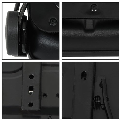 Solid Spare Tractor Forklift Universal Seat Foldable slide rail with resilient safety belt