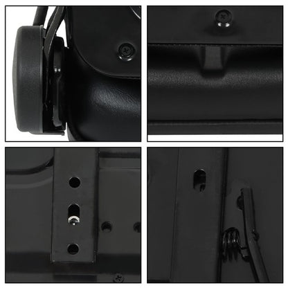 Solid Spare Tractor Forklift Universal Seat Foldable slide rail with resilient safety belt