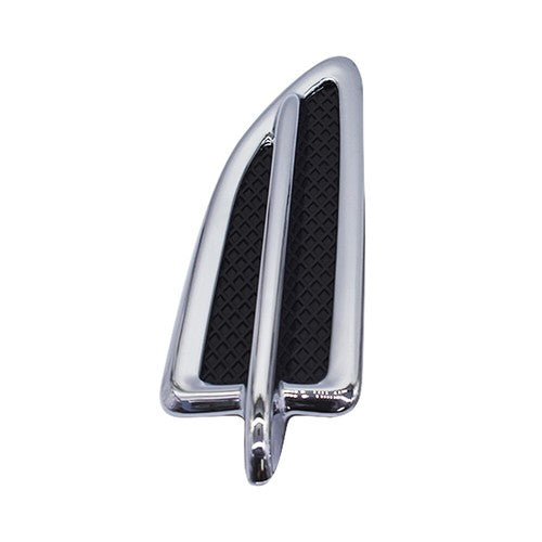 Solid Spare For Ford Escape 2013-2015 Front Left Side Fender Vent Moulding Chrome Trim