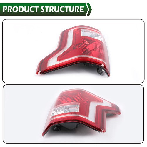 Solid Spare Rear Tail Light Brake Lamp Right Passenger Side Fit For 2015-2017 Ford F-150
