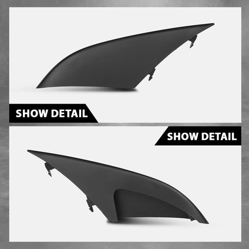 Solid Spare Fit For 2015-2018 Porsche Macan Front Upper Bumper Grille Trim Molding Left
