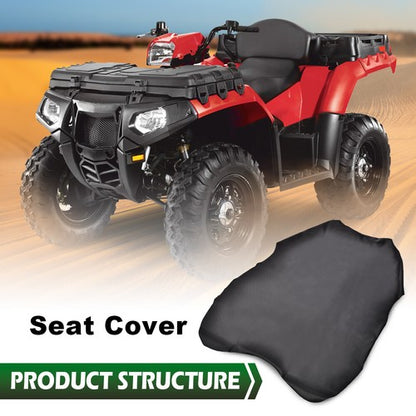 Solid Spare Fit For 2009-2016 Polaris Sportsman 550 850 XP Seat Cover Standard Black Color