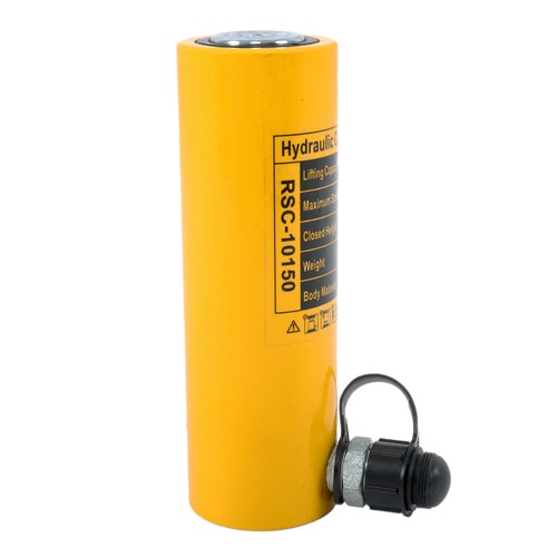 Solid Spare 10 Ton Hydraulic Cylinder Ram Single Acting 6" Stroke Lifting Jack Ram
