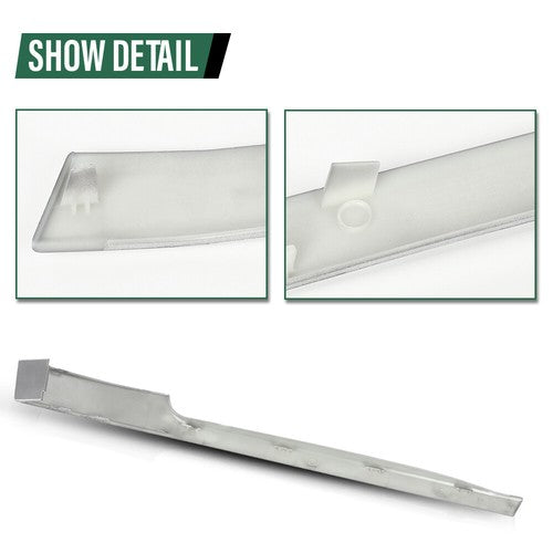 Solid Spare Fit For 2013-2022 Land Rover Range Rover Rear Bumper Side Cladding Trim Silver