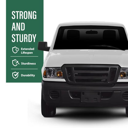 Solid Spare Fit For 2006-2012 Ford Ranger Hood Insulation Pad Heat Blanket 1/2" & Clips