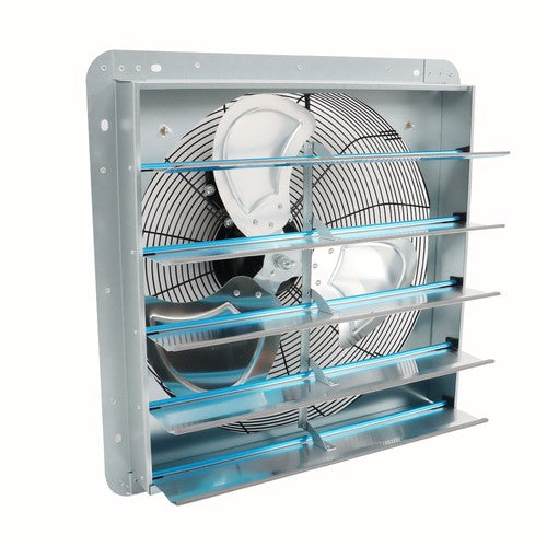 Solid Spare Aluminum High Speed 10"12"14"16"20" Shutter Exhaust Fan Wall Mounted Garage Shop