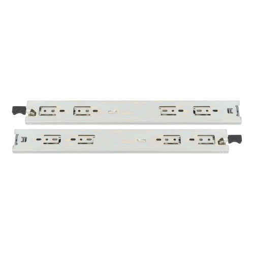 Solid Spare 1 Pair Locking Drawer Slides 18" Full Extension & Lock 150 lb Load Capacity
