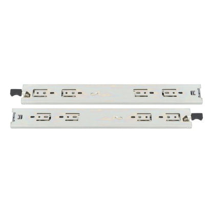 Solid Spare 1 Pair Locking Drawer Slides 18" Full Extension & Lock 150 lb Load Capacity