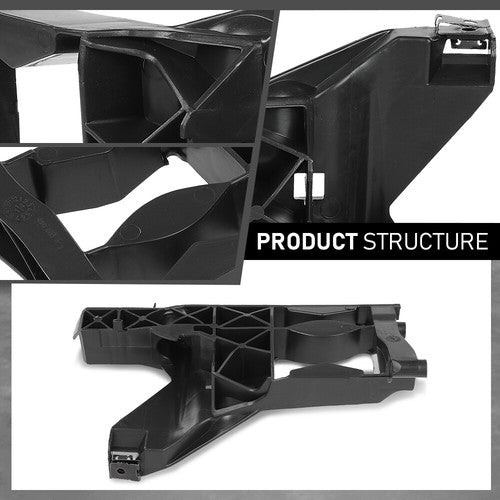 Solid Spare Fit For 12-18 Audi A7 A6 C7 Front Bumper Headlight Support Bracket Left+Right